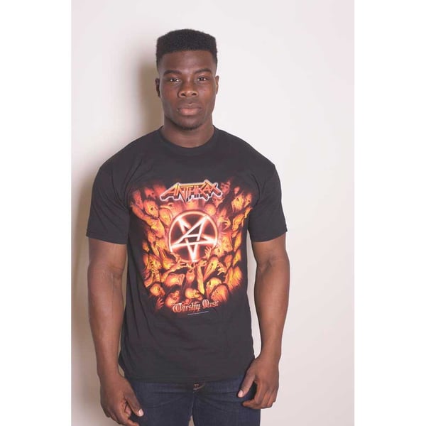 Anthrax Unisex T-Shirt: Worship Music (Small)