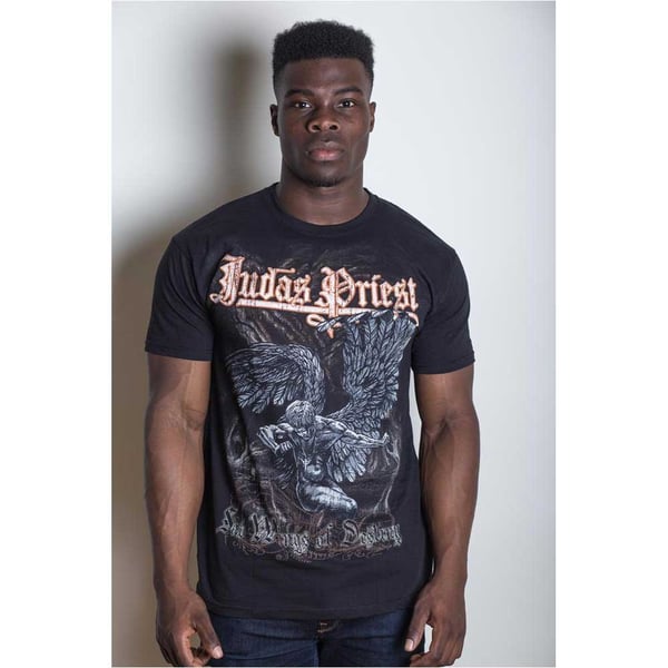 Judas Priest Unisex T-Shirt: Sad Wings (Small)