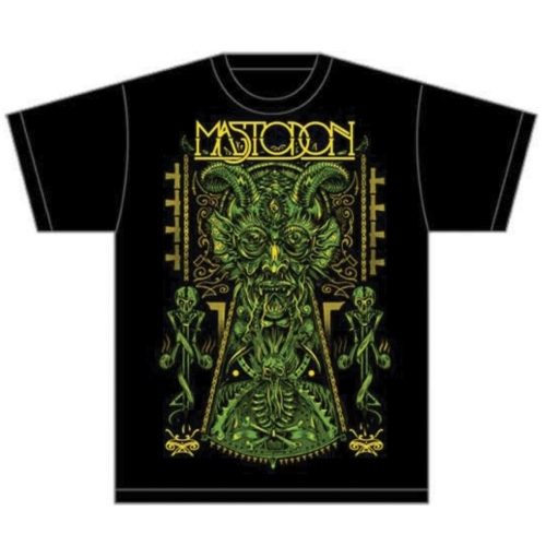 Mastodon Unisex T-Shirt: Devil on Black (Small)