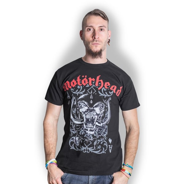 Motorhead Unisex T-Shirt: Playing Card (Small)