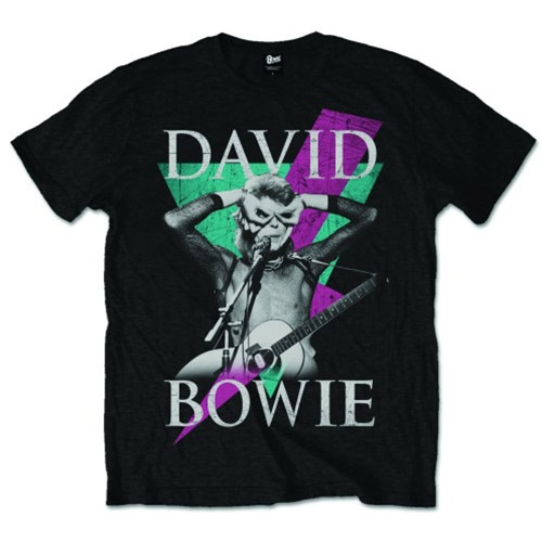 David Bowie Unisex T-Shirt: Thunder (Small)