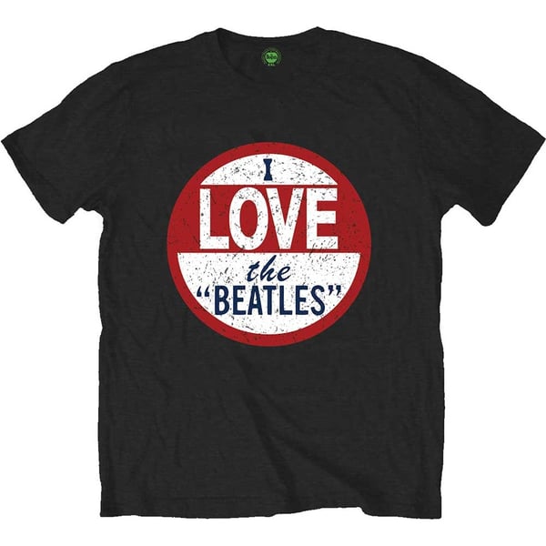 The Beatles Unisex T-Shirt: I love The Beatles (Small)