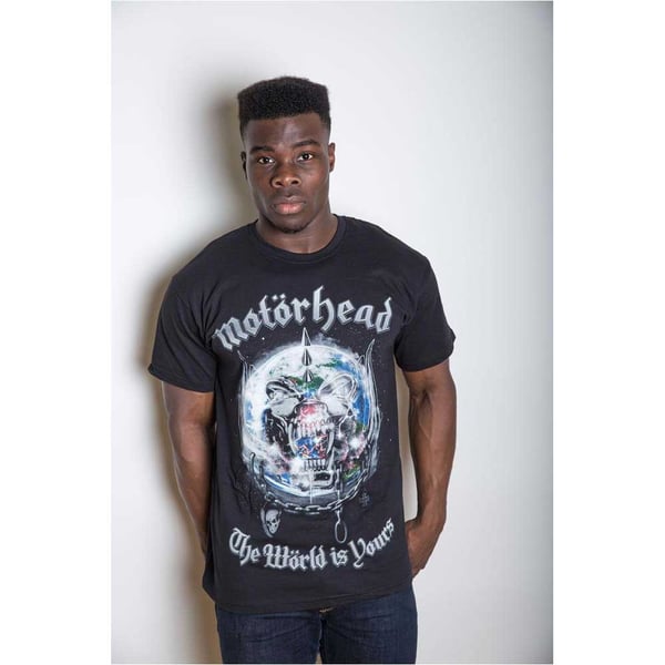 Motorhead Unisex T-Shirt: The World is your Album (Small)