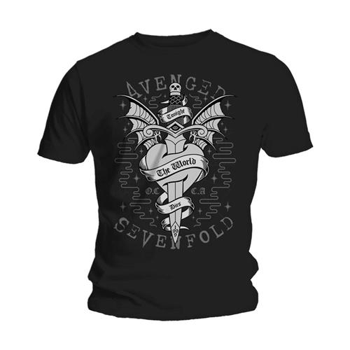 Avenged Sevenfold Unisex T-Shirt: Cloak & Dagger (Small)