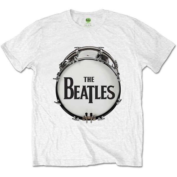 The Beatles Unisex T-Shirt: Original Drum Skin (Small)