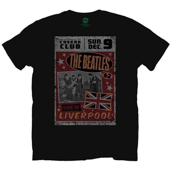 The Beatles Unisex T-Shirt: Live in Liverpool (Medium)