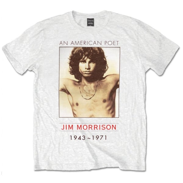 The Doors Unisex T-Shirt: American Poet (Medium)