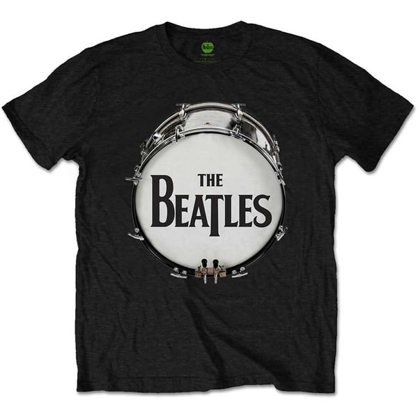 The Beatles Unisex T-Shirt: Original Drum Skin (Medium)