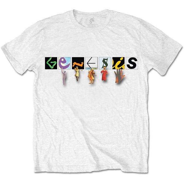 Genesis Unisex T-Shirt: Characters Logo (Medium)