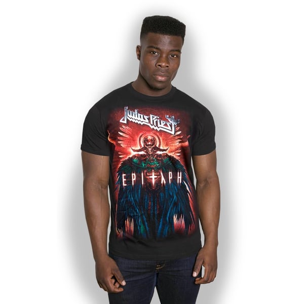 Judas Priest Unisex T-Shirt: Epitaph Jumbo (Large)