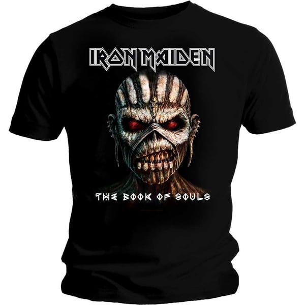 Iron Maiden Unisex T-Shirt: The Book of Souls (Large)