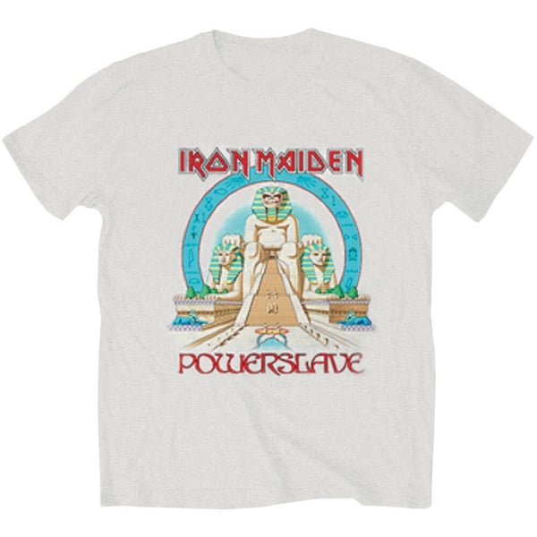 Iron Maiden Unisex T-Shirt: Powerslave Egypt (Large)