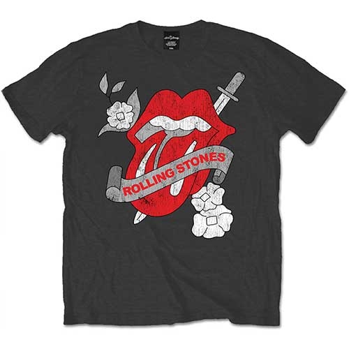 The Rolling Stones Unisex T-Shirt: Vintage Tattoo (Large)