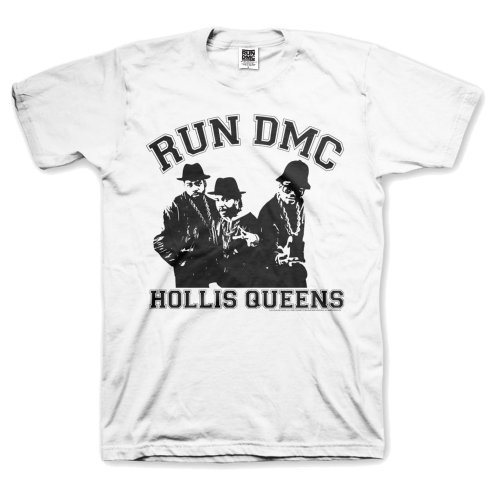 Run DMC Unisex T-Shirt: Hollis Queen Pose (Large)