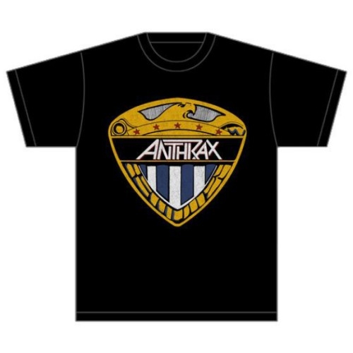 Anthrax Unisex T-Shirt: Eagle Shield (Large)