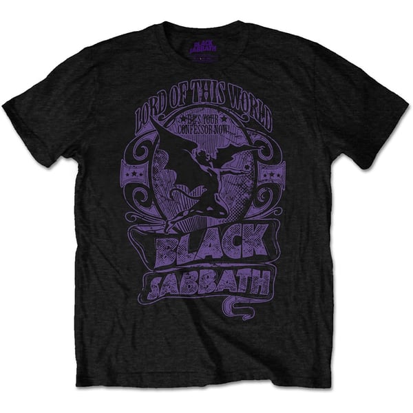 Black Sabbath Unisex T-Shirt: Lord of this world (Large)