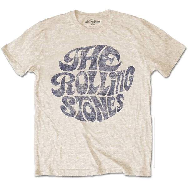 The Rolling Stones Unisex T-Shirt: Vintage 1970s Logo (Large)