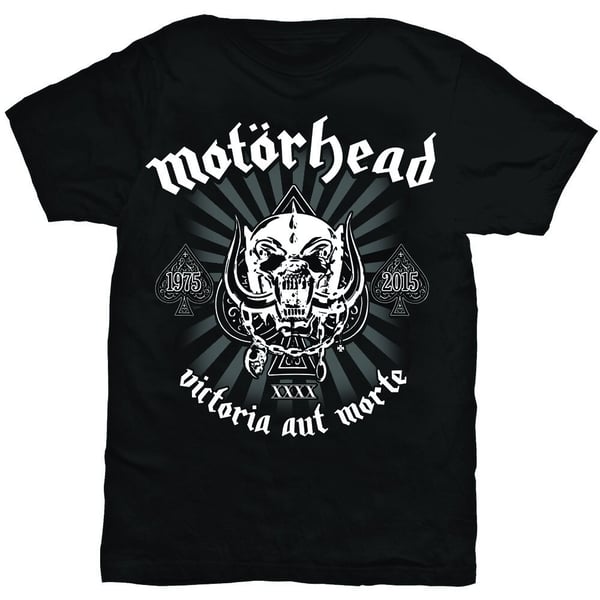 Motorhead Unisex T-Shirt: Victoria Aut Morte (Large)