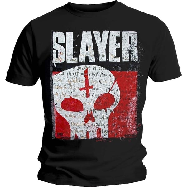 Slayer Unisex T-Shirt: Undisputed Attitude Skull (Large)