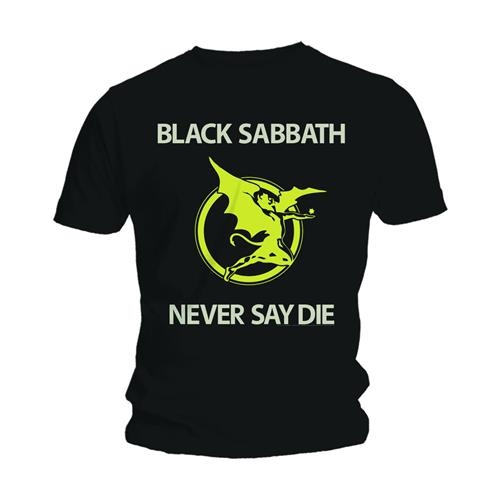 Black Sabbath Unisex T-Shirt: Never Say Die (X-Large)