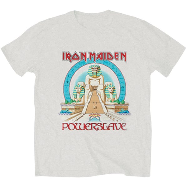 Iron Maiden Unisex T-Shirt: Powerslave Egypt (X-Large)
