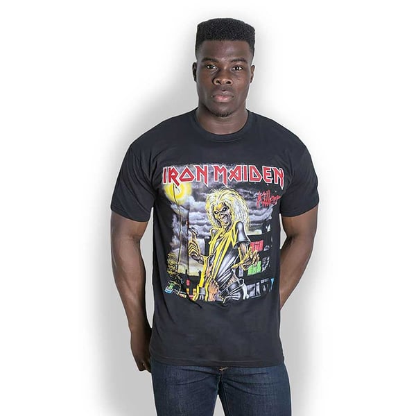 Iron Maiden Unisex T-Shirt: Killers Cover (X-Large)