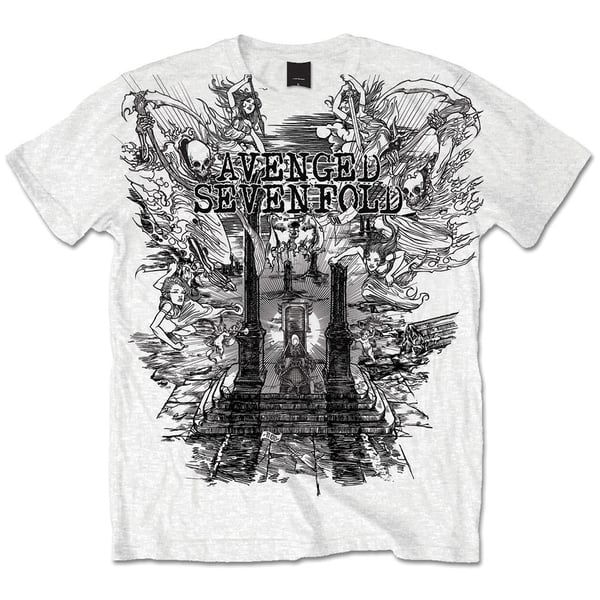 Avenged Sevenfold Unisex T-Shirt: Land of Cain (X-Large)