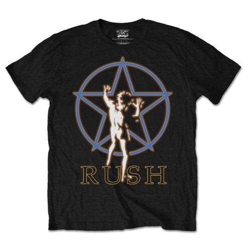 Rush Unisex T-Shirt: Starman Glow (X-Large)