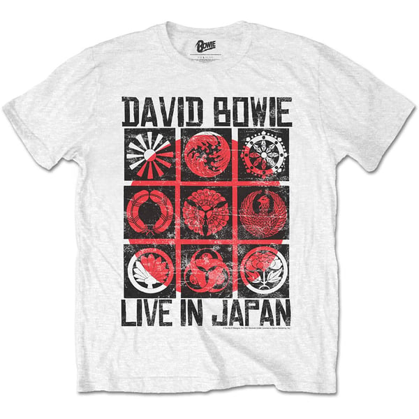David Bowie Unisex T-Shirt: Live in Japan (XX-Large)