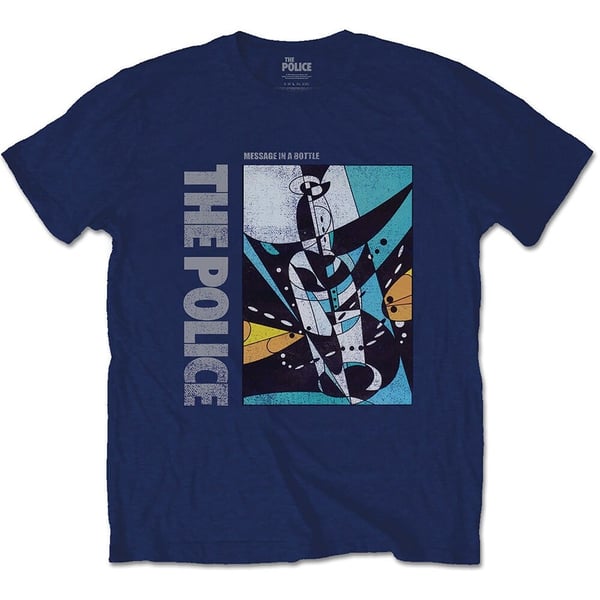 The Police Unisex T-Shirt: Message in a Bottle (XX-Large)