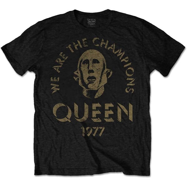 Queen Unisex T-Shirt: We Are The Champions (XX-Large)