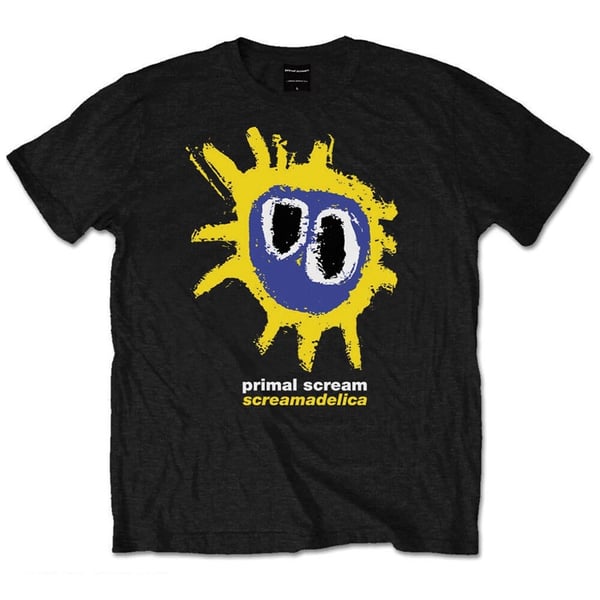 Primal Scream Unisex T-Shirt: Screamadelica Yellow (XX-Large)