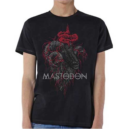 Mastodon Unisex T-Shirt: Rams Head Colour (XX-Large)