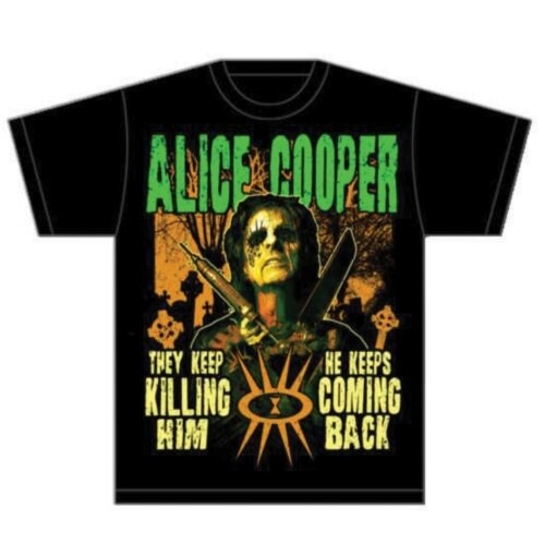 Alice Cooper Unisex T-Shirt: Graveyard (XX-Large)