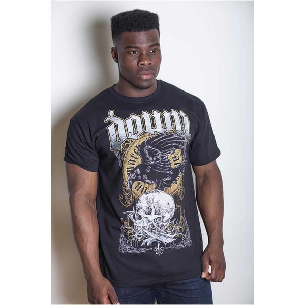 Down Unisex T-Shirt: Swamp Skull (XX-Large)