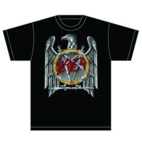 Slayer Unisex T-Shirt: Silver Eagle (XX-Large)