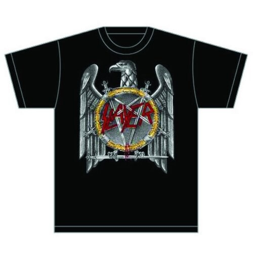 Slayer Unisex T-Shirt: Silver Eagle (XX-Large)