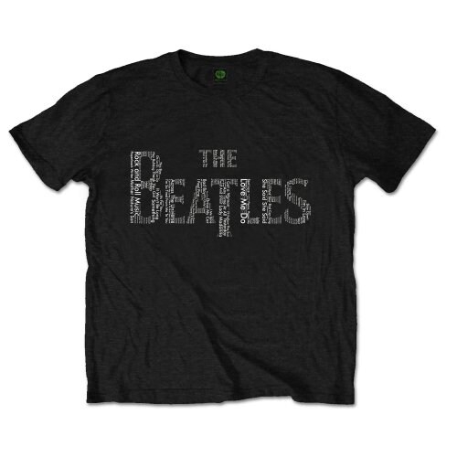The Beatles Unisex T-Shirt: Drop T Songs (XX-Large)