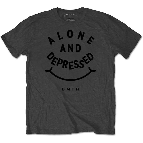Bring Me The Horizon Unisex T-Shirt: Alone & Depressed (Small)