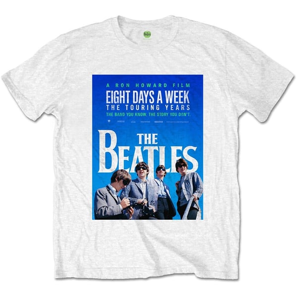 The Beatles Unisex T-Shirt: 8 Days a Week Movie Poster (Small)
