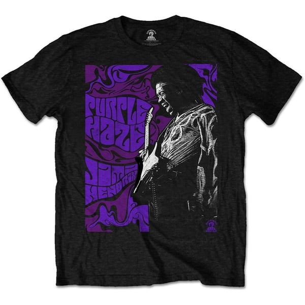 Jimi Hendrix Unisex T-Shirt: Purple Haze (XX-Large)