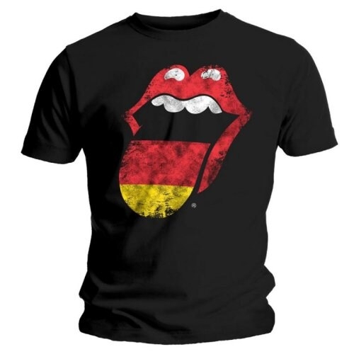 The Rolling Stones Unisex T-Shirt: German Tongue (Small)