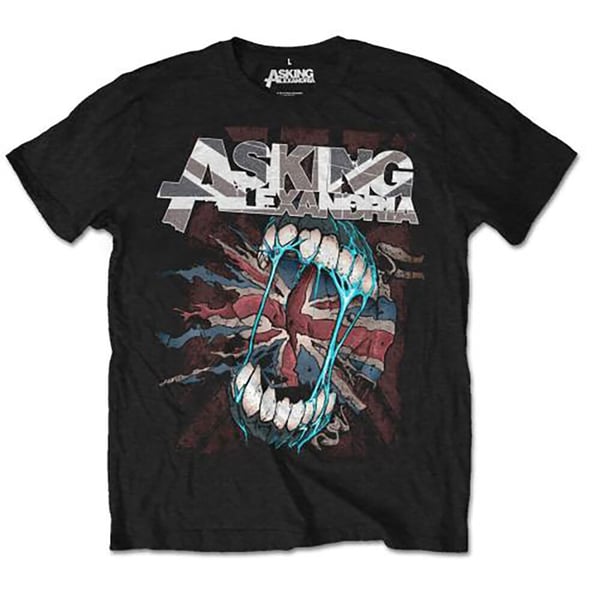 Asking Alexandria Unisex T-Shirt: Flag Eater (Retail Pack) (Small)