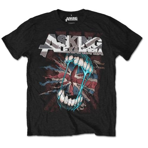 Asking Alexandria Unisex T-Shirt: Flag Eater (Retail Pack) (Medium)