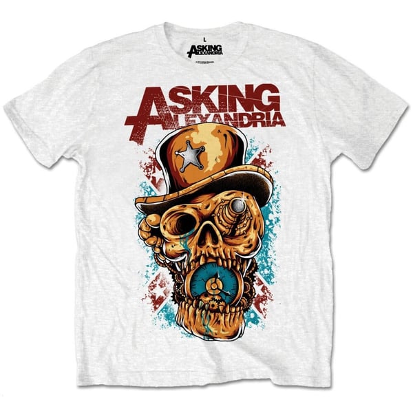 Asking Alexandria Unisex T-Shirt: Stop The Time (Retail Pack) (XX-Large)