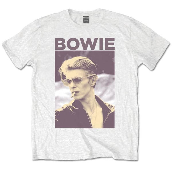 David Bowie Unisex T-Shirt: Smoking (Small)