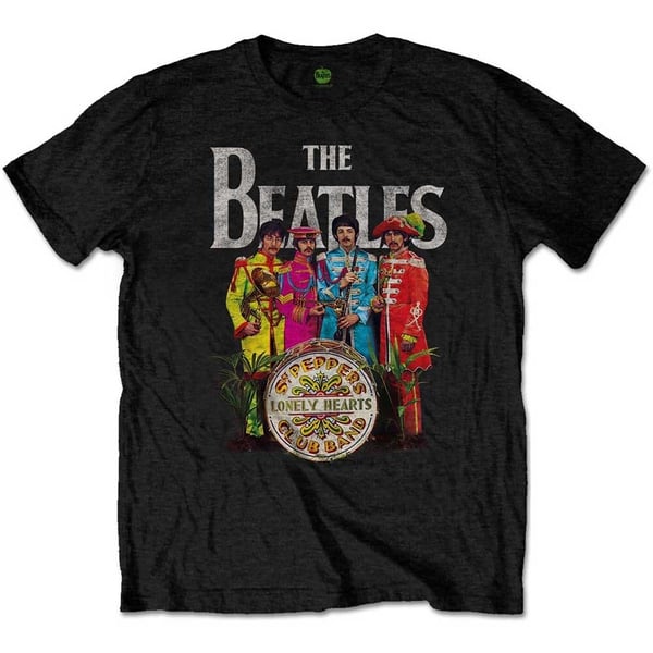 The Beatles Unisex T-Shirt: Sgt Pepper (Small)