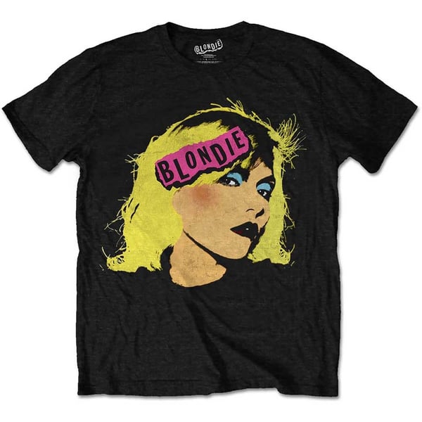 Blondie Unisex T-Shirt: Punk Logo (Large)