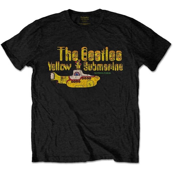 The Beatles Unisex T-Shirt: Nothing is Real (X-Large)