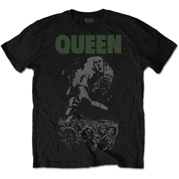 Queen Unisex T-Shirt: News of the World 40th Full Cover (Small)